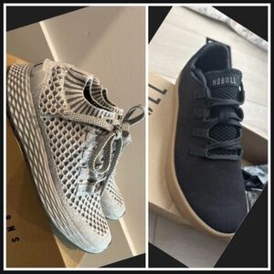 NOBULL Black and White Athletic Shoes